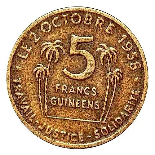 5 Francs 1959 [Guinea]