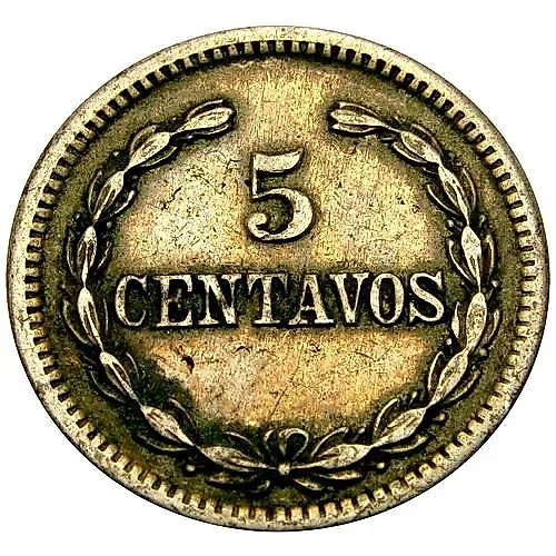 5 сентаво 1877 [Доминикана / Доминика]