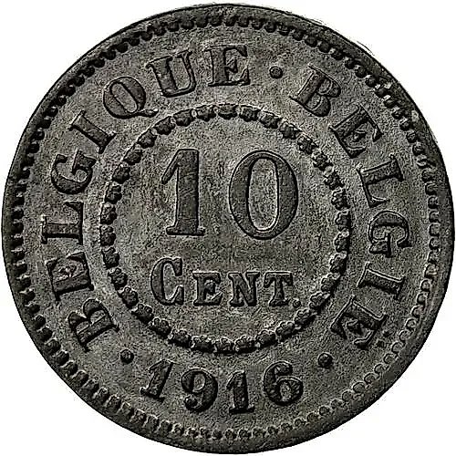 10 Centimes 1916 [Belgium]