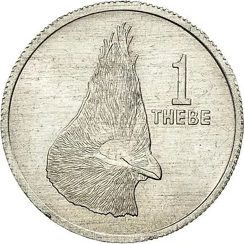 1 Thebe 1976 [Botswana]