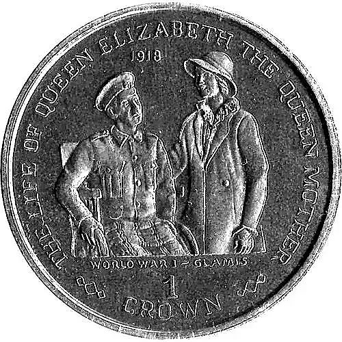 1 Crown 1999, The Life of Queen Elizabeth The Queen Mother - World War I, Glamis [Gibraltar]
