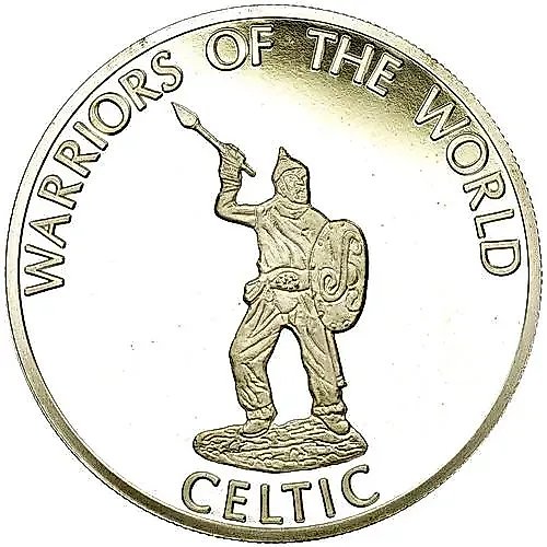 10 Francs 2010, Warriors of the World - Celt [Democratic Republic of the Congo]