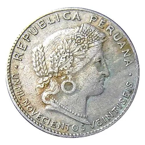 5 сентаво 1926, UN MIL NOVECIENTOS VEINTISEIS [Перу]