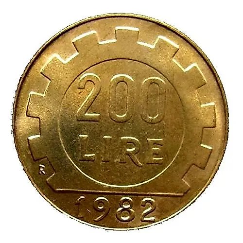200 лир 1982 [Италия]