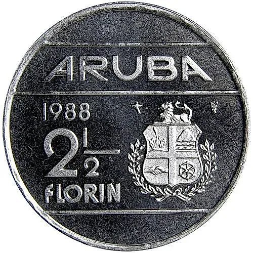 2½ флорина 1986-2012 [Аруба]