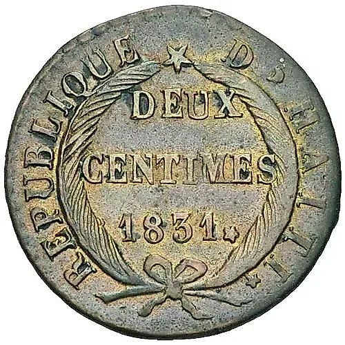 2 сантима 1828-1842 [Гаити]