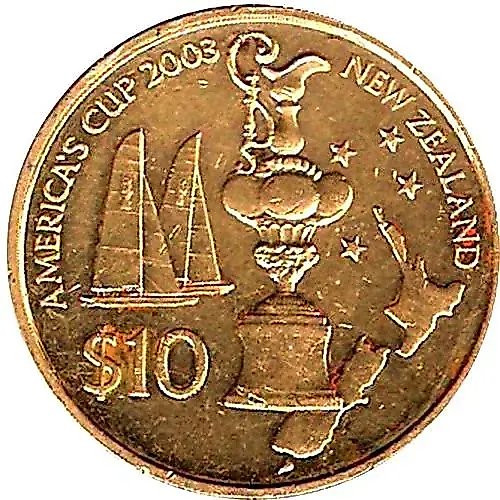 10 долларов 2002, Кубок Америки 2003 [Новая Зеландия]