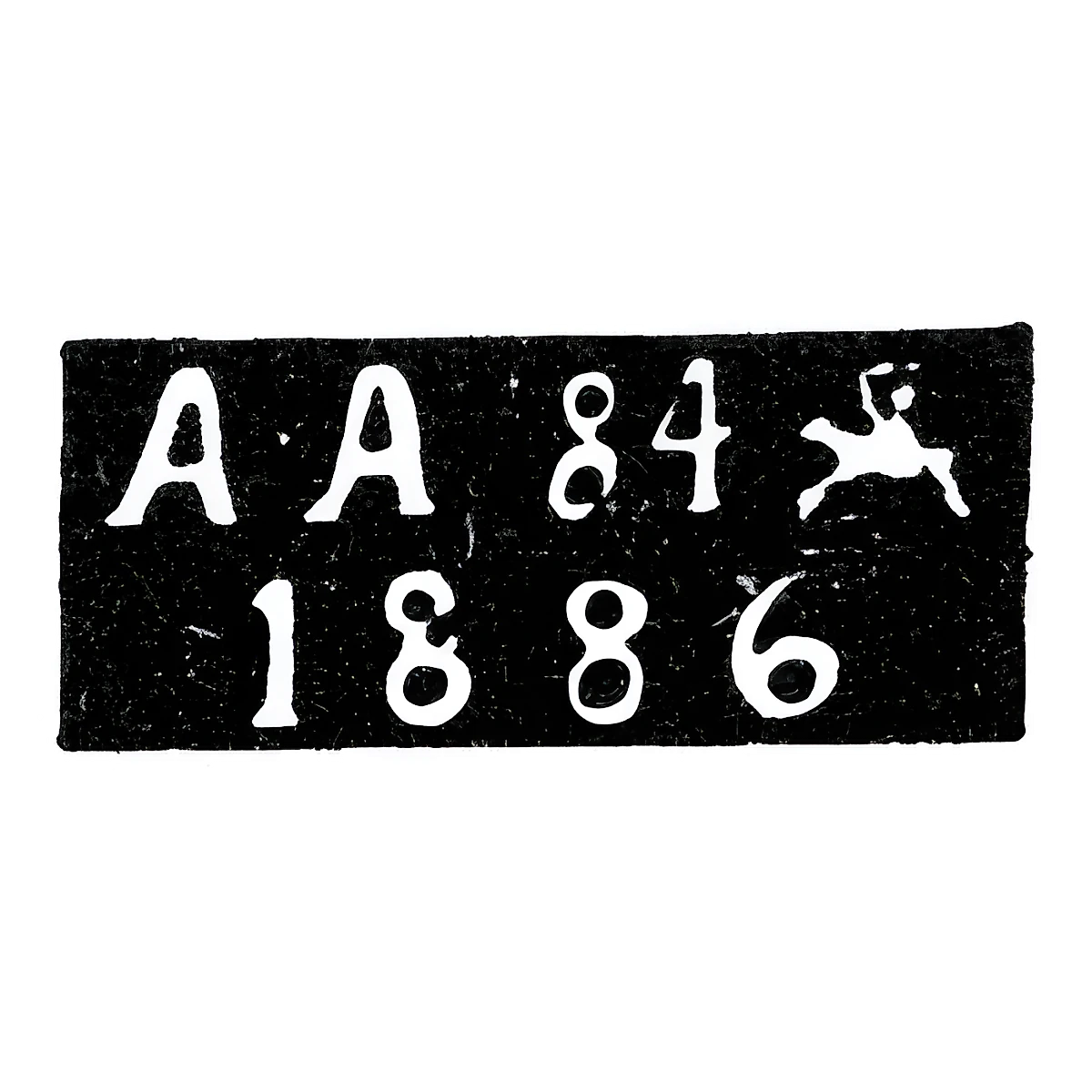 Клеймо пробирного мастера Вильно - Арцибашев Анатолий - инициалы "А-А" - 1886-1898 гг.