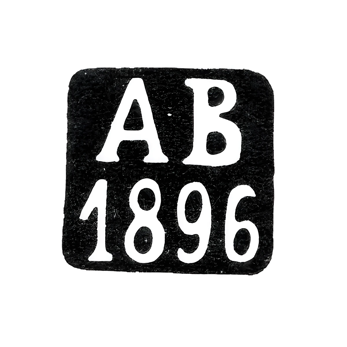 Клеймо неизвестного пробирного мастера Киева - инициалы "АВ" - 1893-1896 гг.