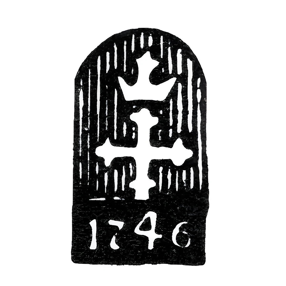 Городское клеймо Кострома 1746 г. "Крест под короной"