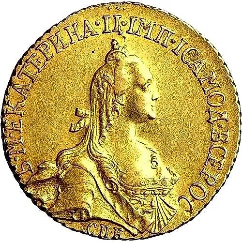5 рублей 1769, СПБ-TI