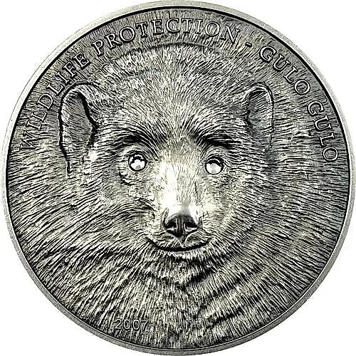 500 Tugriks 2007, Wolverine [Mongolia]