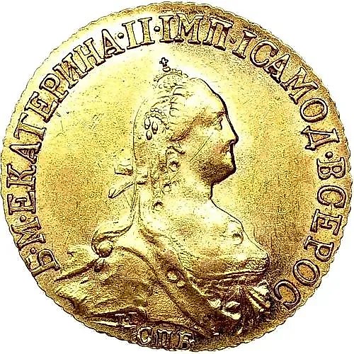 5 Rubles 1774, SPB-TI