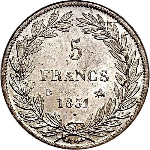 5 франков 1831, старый тип [Франция]