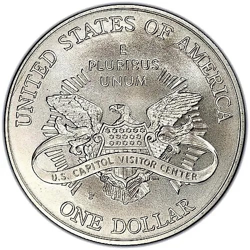 1 Dollar 2001, P, Capitol Visitor Center [USA]