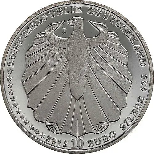 10 евро 2013, J, Белоснежка [Германия] Proof
