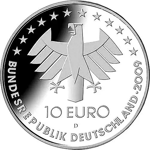 10 евро 2009, D, самолёт [Германия]