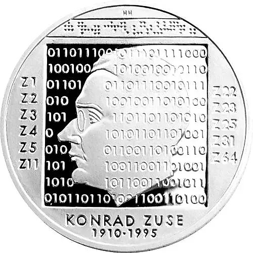 10 евро 2010, G, Конрад Цузе [Германия]