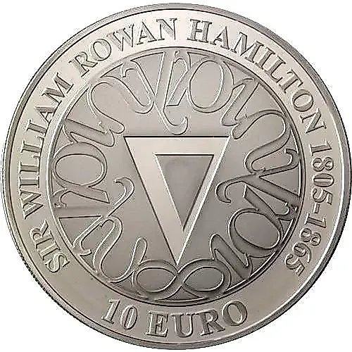 10 евро 2005, Уильям Роуэн Гамильтон [Ирландия] Proof