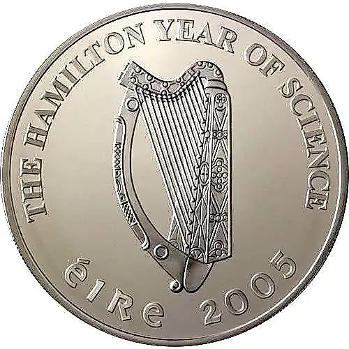 10 евро 2005, Уильям Роуэн Гамильтон [Ирландия] Proof