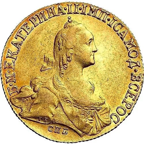 10 рублей 1771, СПБ-TI