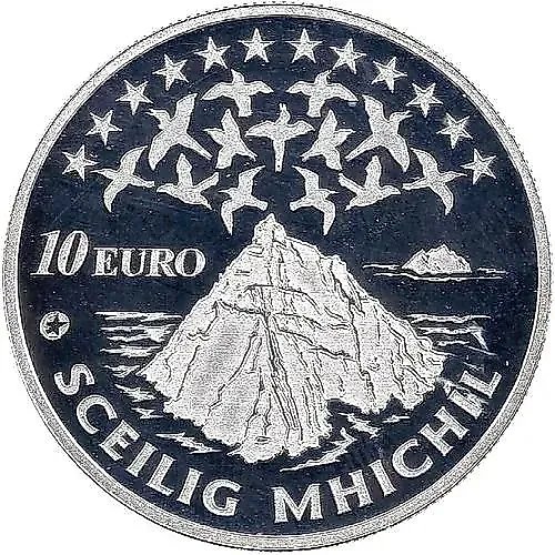 10 евро 2008, остров Скеллиг-Майкл [Ирландия] Proof