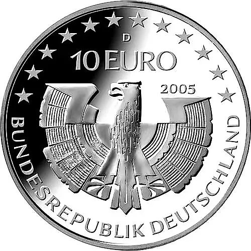 10 евро 2005, D, парк Баварский Лес [Германия]