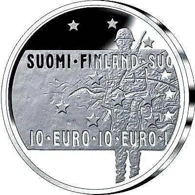 10 евро 2005, неизвестный солдат [Финляндия]