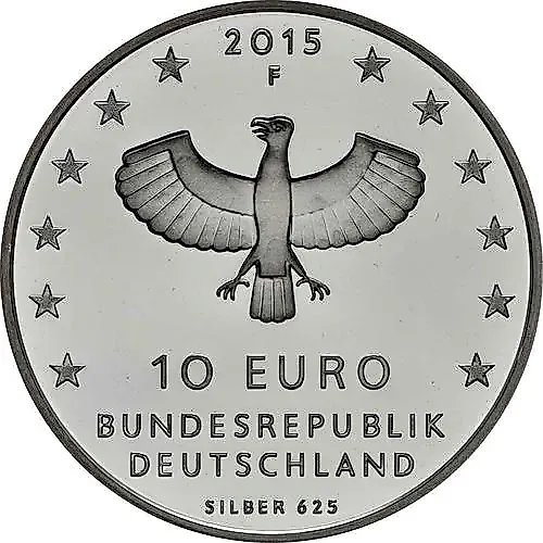 10 euro 2015, F, Leipzig [Germany] Proof