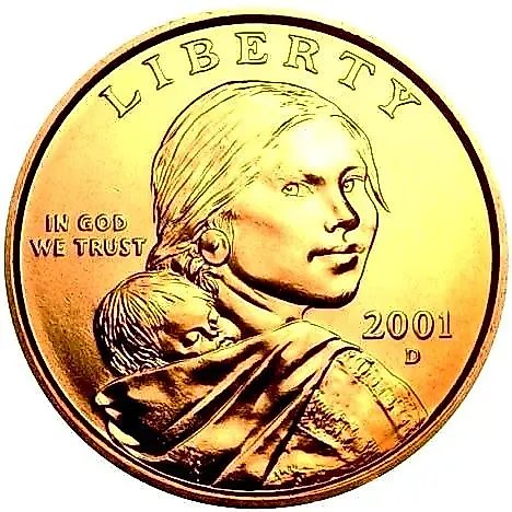 1 Dollar 2001, D, Sacagawea [USA]