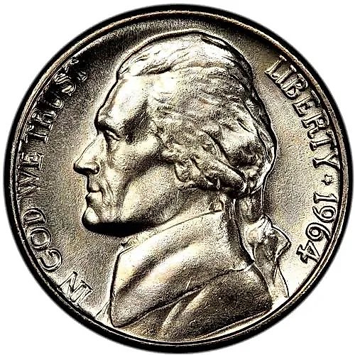 5 Cents 1964, Thomas Jefferson [USA]