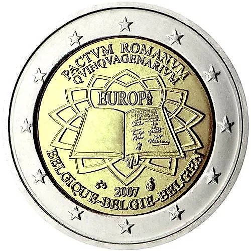 2 евро 2007, 50 лет Римскому договору [Бельгия]