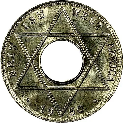 1/10 пенни 1950 [Британская Западная Африка]
