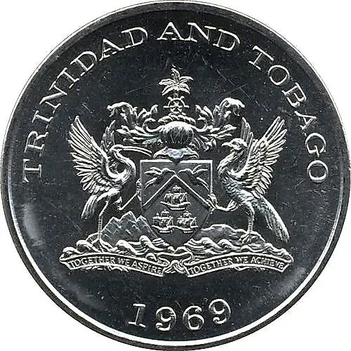 1969 1 Dollar, Food for Peace [Trinidad and Tobago / Trinidad]