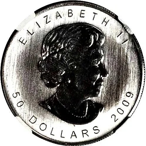 50 Dollars 2009, Maple Leaf [Canada]