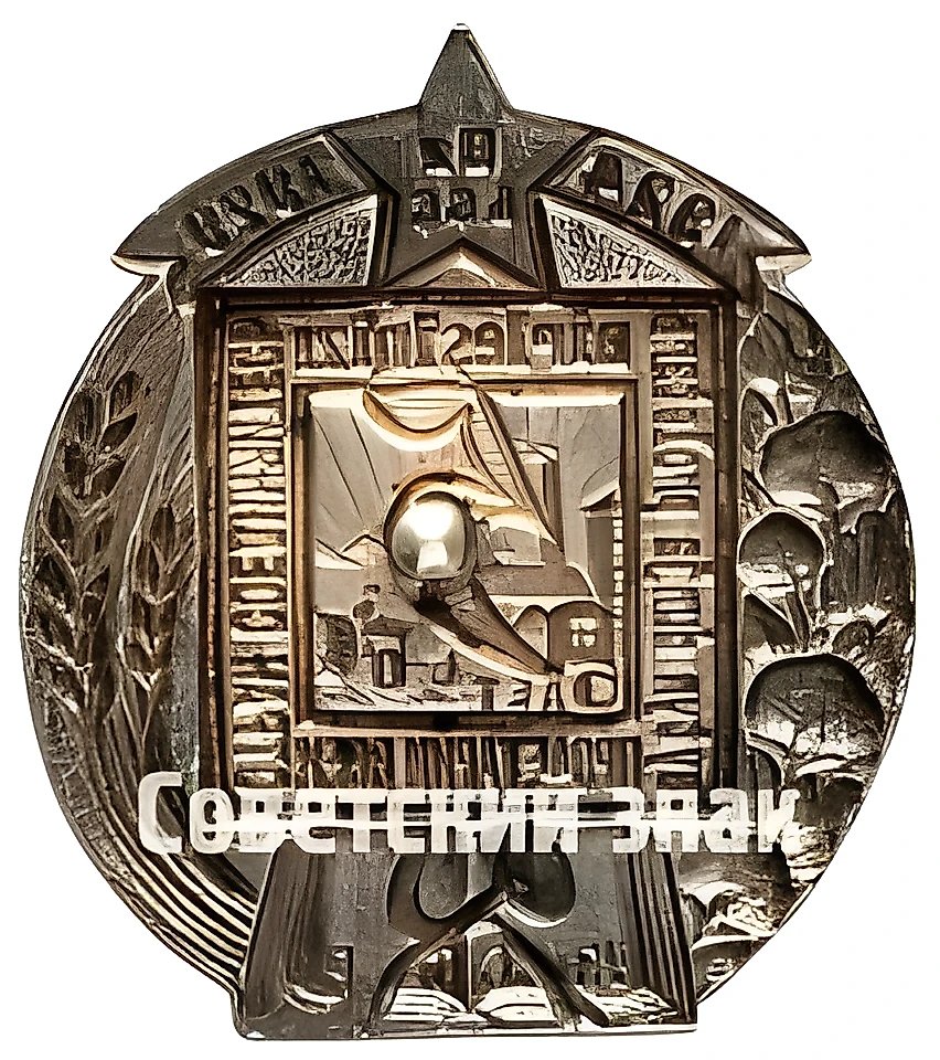Commemorative Badge "5 Years of the Uzbek SSR"