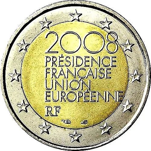 2 евро 2008, председательство Франции [Франция]