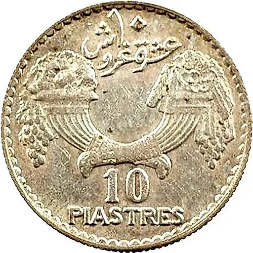 10 Piastres 1929 [Lebanon]