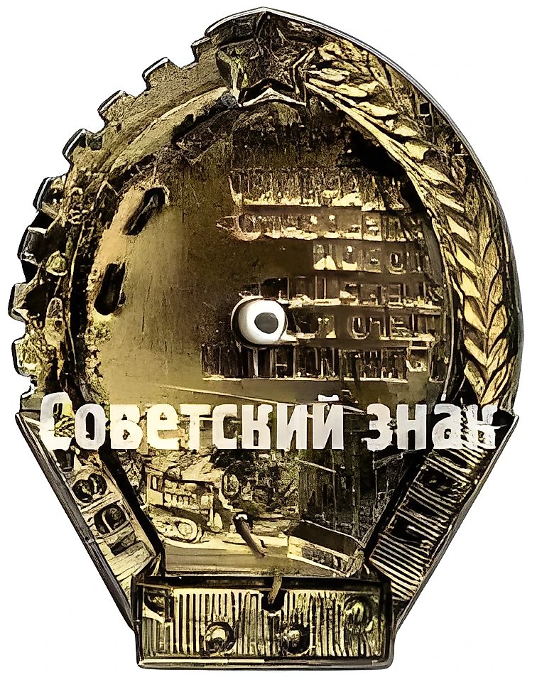 Знак «Ударнику хлебозаготовок завершающего года 1-й пятилетки. XV лет Октября» [тип 2]