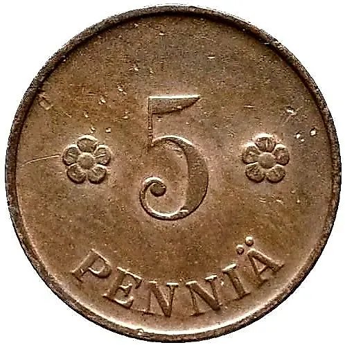 5 Pennia 1918 [Finland]