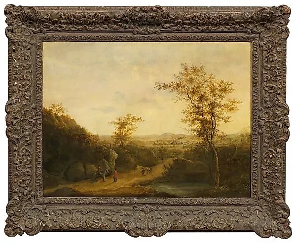 "Landscape with Travelers: A Characteristic Work by Jan Asselijn in Amsterdam"