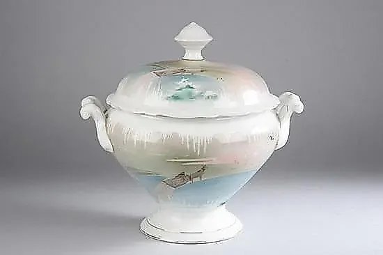 Супница, Императорская мануфактура Кузнецова, около 1890 года