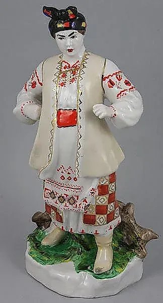 Русская фарфоровая фигурка изделие из фарфора, выполненное в русском стиле.