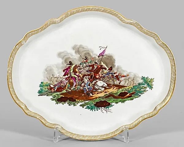 German porcelain tray