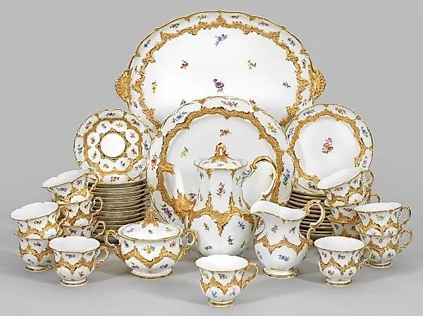 Porcelain coffee set