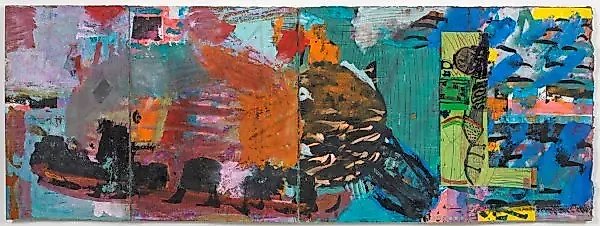 "Libudas's Expressive Work: Between Figuration and Abstraction"