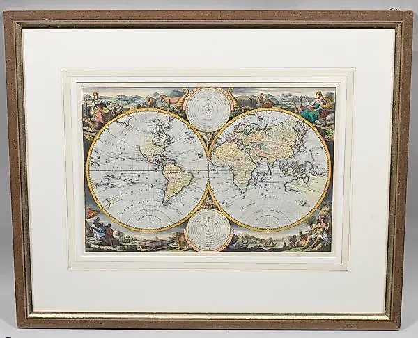 Мастердам - карта мира с изображениями планетарных систем
