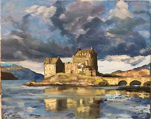 "Thunderstorm is Coming" oil, canvas