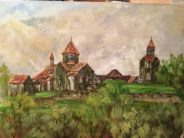 Wisdom of Armenia oil, canvas