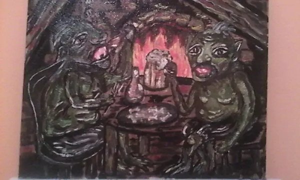 Troll Tavern  
oil, canvas